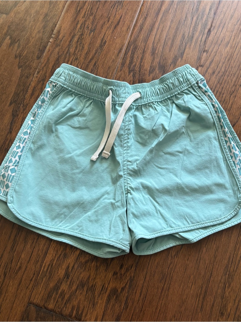 Crewcuts Drawstring Shorts with Patterned Side Trim